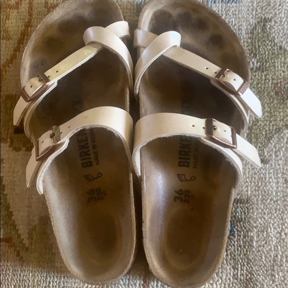 white single strap birkenstocks